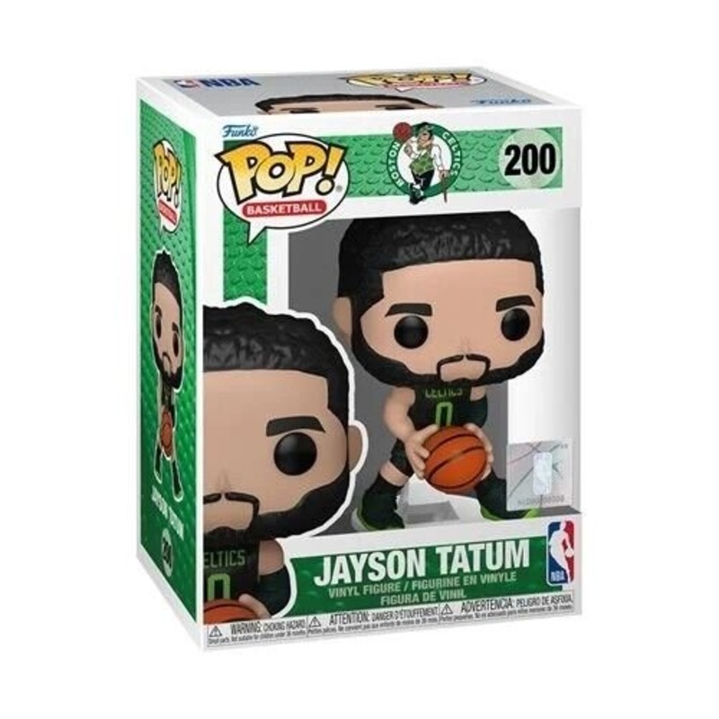 Jayson Tatum (City Edition 2024) Funko Pop! NBA Boston Celtics - Approx. 4 1/4" Collectible Vinyl Figure #200 with Display Box Protector Case
