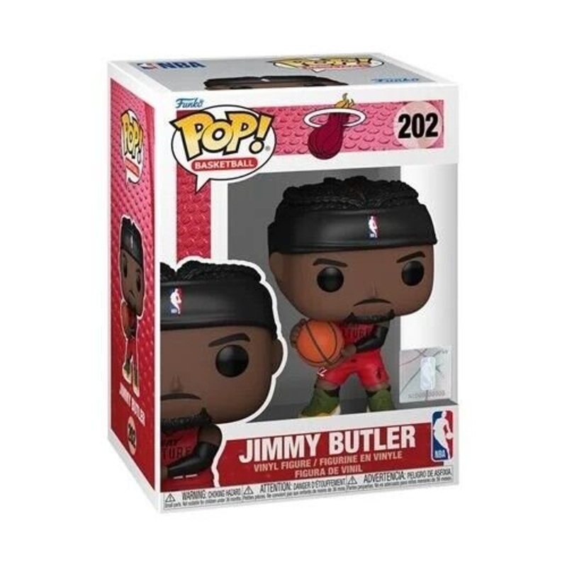 Jimmy Butler (City Edition 2024) Funko Pop! NBA Miami Heat - Approx. 3 3/4" Collectible Vinyl Figure #202 with Display Box Protector Case