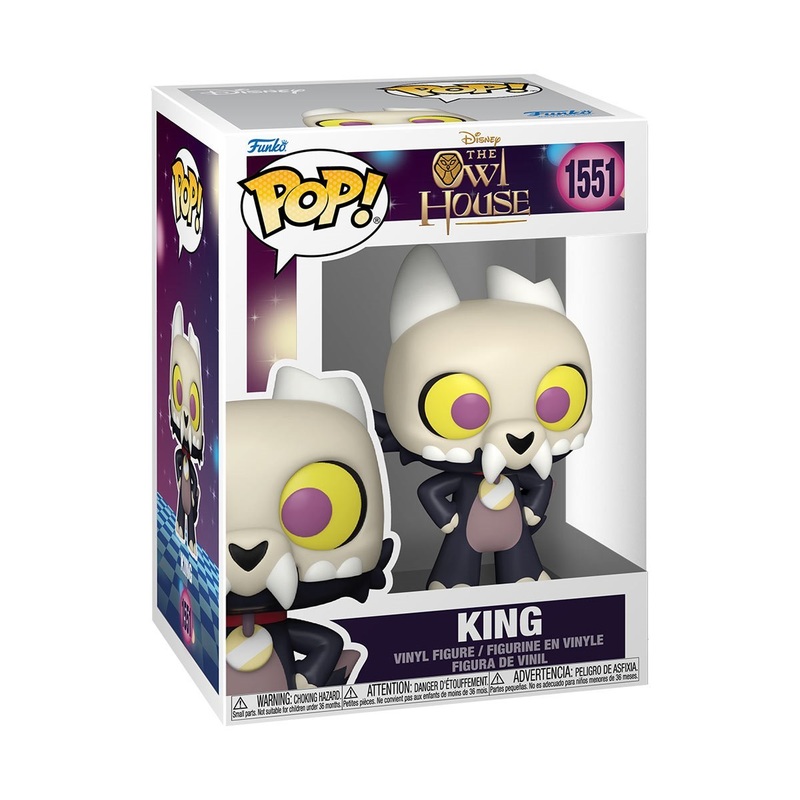 King Funko Pop! Disney The Owl House - Approx. 3 3/4" Collectible Vinyl Figure #1551 with Display Box Protector Case