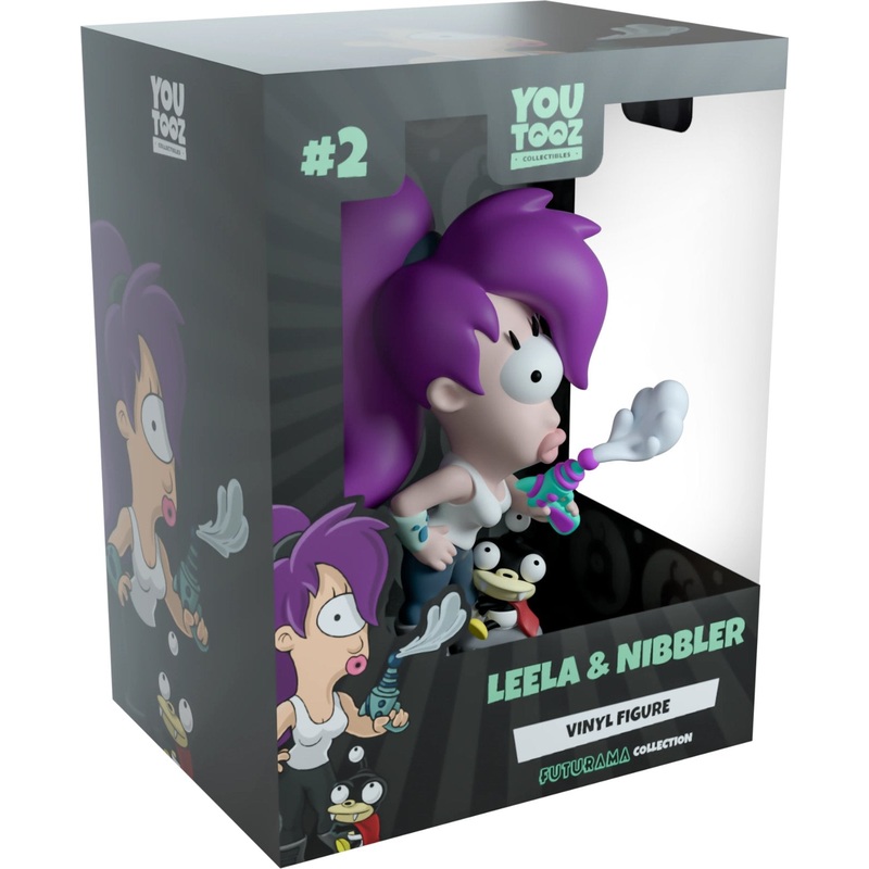 Leela and Nibbler Youtooz Futurama Collection - Approx. 4.5" Collectible Vinyl Figure #2 with Window Display Box (PRE-SALE)