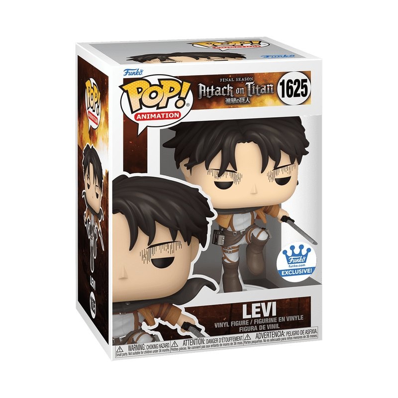 Levi with Swords #1625 Funko Pop! Animation Final Season: Attack on Titan - Approx. 4.65" Collectible Vinyl Figure