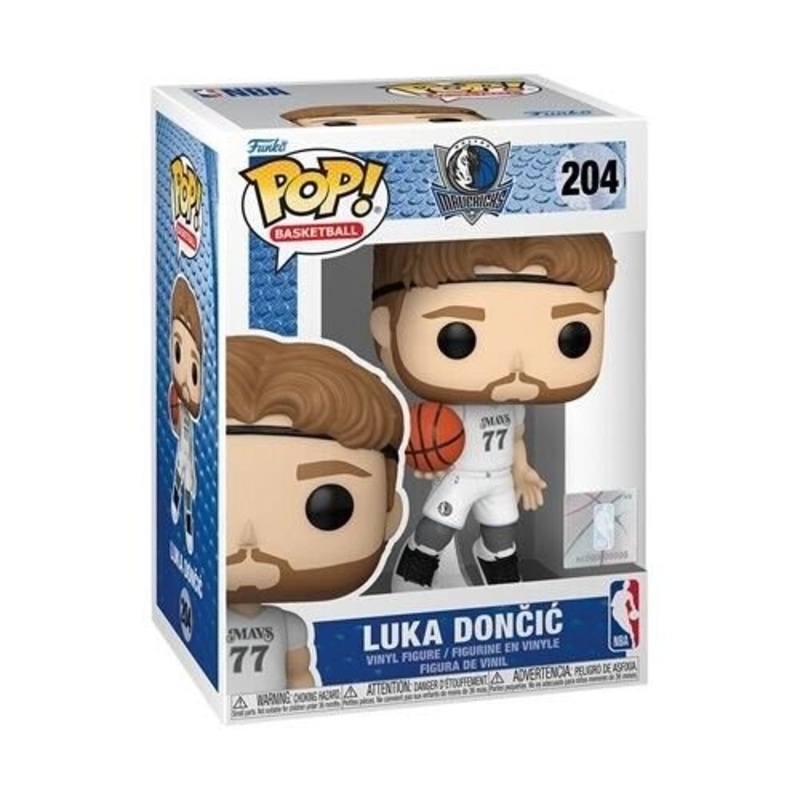 Luka Doncic (City Edition 2024) Funko Pop! Basketball NBA Dallas Mavericks - Approx. 5" Collectible Vinyl Figure #204 with Display Box Protector Case