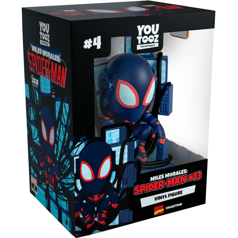 Miles Morales #13 Youtooz Spider-Man Collection - 4.6" Collectible Vinyl Figure #4 with Window Display Box