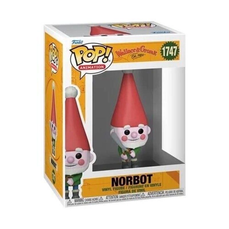 Norbot Funko Pop! Animation Wallace and Gromit Est. 1989 - Approx. 4 1/4" Collectible Vinyl Figure #1747 with Display Box Protector Case