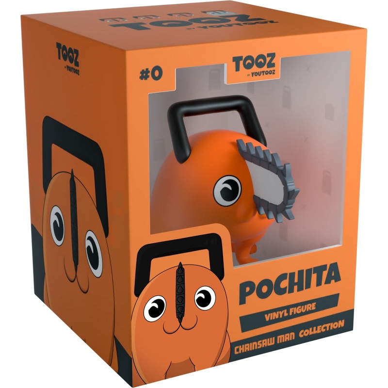 Pochita Happy Youtooz Chainsaw Man Collection - Approx. 2.6" Collectible Vinyl Figure #0 with Window Display Box