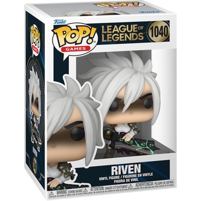 Riven with Broken Blade Funko Pop! Games League of Legends - Approx. 4" Collectible Vinyl Figures #1040 with Display Box Protector Case