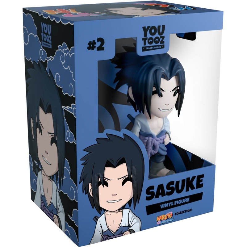 Sasuke Uchiha Youtooz  Naruto Collection - 4.6" Collectible Vinyl Figure #2 with Window Display Box