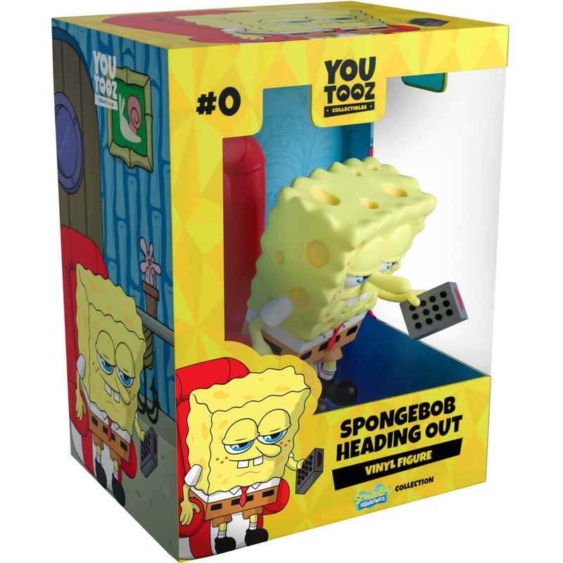 SpongeBobs Heading Out Youtooz SpongeBob Square Pants Collection - 3" Collectible Vinyl Figure #0 with Window Display Box