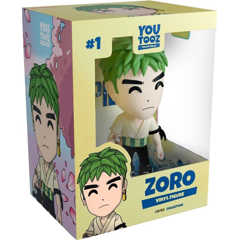 Zoro Youtooz One Piece Collection - Approx. 4.7" Collectible Vinyl Figure #1 with Window Display Box