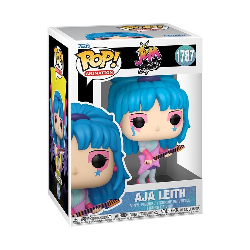 Aja Leith Funko Pop! Animation Jem and the Holograms - Approx. 3 3/4" Collectible Vinyl Figure #1787 with Display Box Protector Case