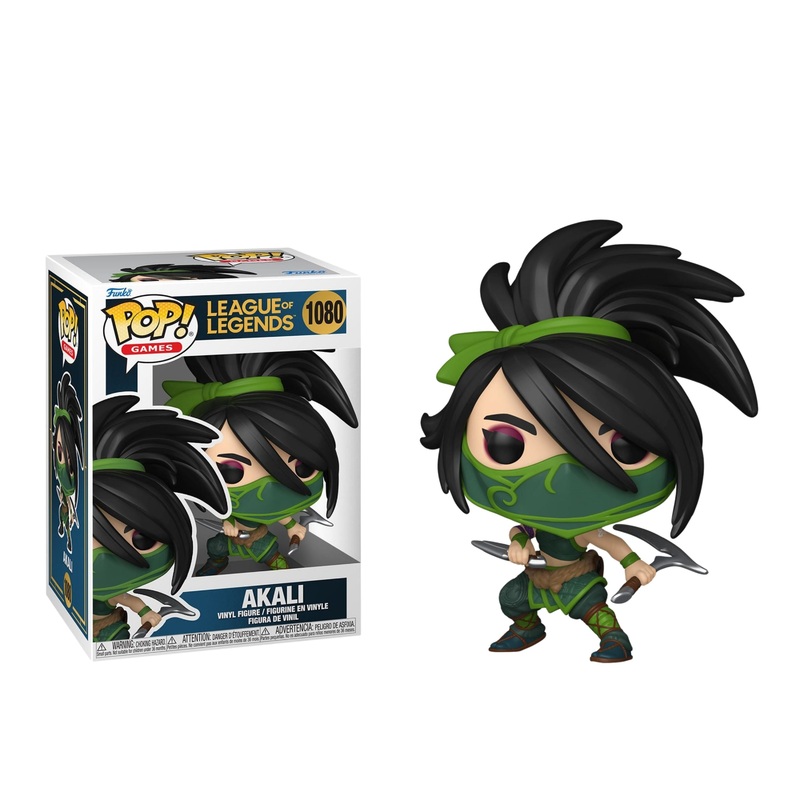 Akali Funko Pop! Games League of Legends - Approx. 4 3/4" Collectible Vinyl Figure #1080 with Display Box Protector Case