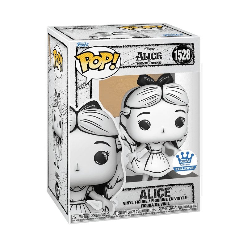 Alice (Curtsying Sketched) Funko Pop! Disney Alice in Wonderland - Approx. 4.25" Exclusive Collectible Vinyl Figure #1528 Bundled with Display Box Protector Case