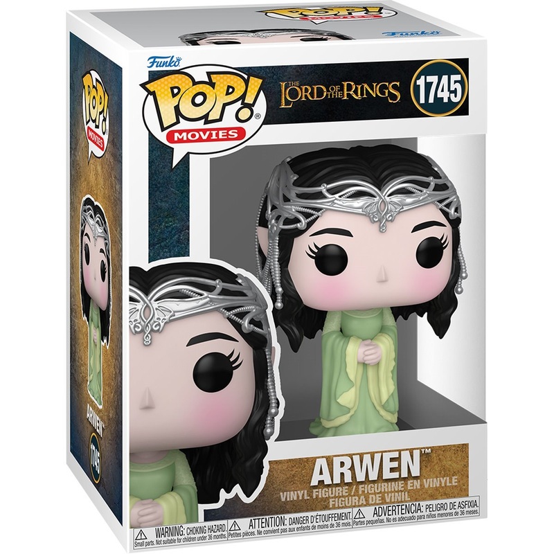 Arwen Coronation Funko Pop! Movies The Lord of the Rings - Approx. 3 3/4" Collectible Vinyl Figure #1745 Bundled with Display Box Protector Case