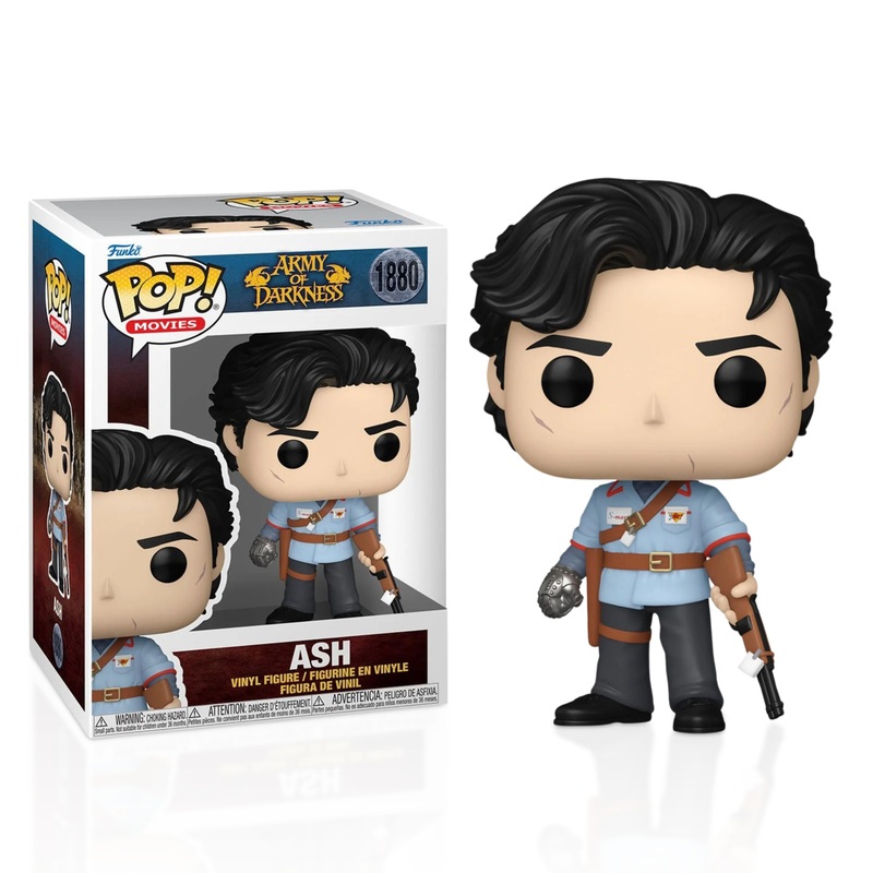 Ash with Boomstick Funko Pop! Movies Army of Darkness - Approx. 4" Collectible Vinyl Figure #1880 Bundled with Display Box Protector Case