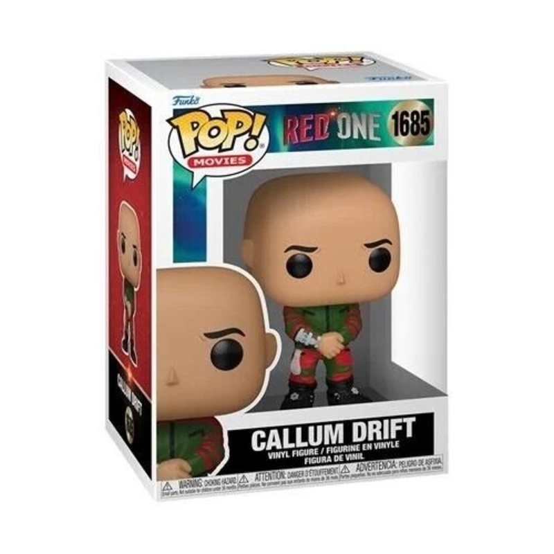 Callum Drift Funko Pop! Movies Red One - Approx. 3 3/4" Collectible Vinyl Figure #1685 Bundled with Display Box Protector Case