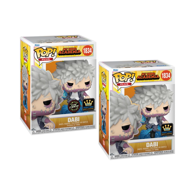 Dabi #1834 Funko Pop! Plus Animation My Hero Academia - Set of 2 (Common and Chase) Specialty Series Exclusive Vinyl Figures