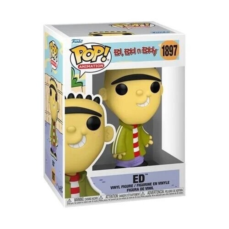 Ed Funko Pop! Animation Ed, Edd n Eddy - Approx. 3 3/4" Collectible Vinyl Figure #1897 Bundled with Display Box Protector Case