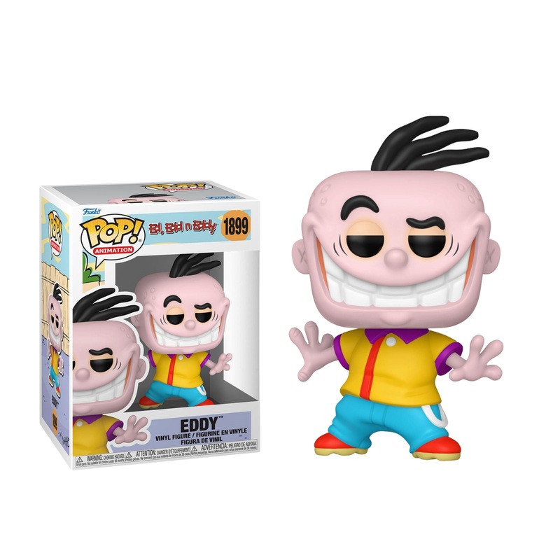 Eddy Funko Pop! Animation Ed, Edd n Eddy - Approx. 3 3/4" Collectible Vinyl Figure #1899 Bundled with Display Box Protector Case