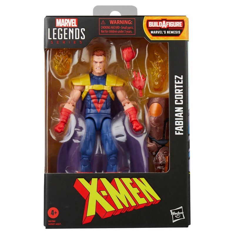 Fabian Cortez Marvel Legends Series X-Men - 6" Build A Figure Marvel's Nemesis by Hasbro