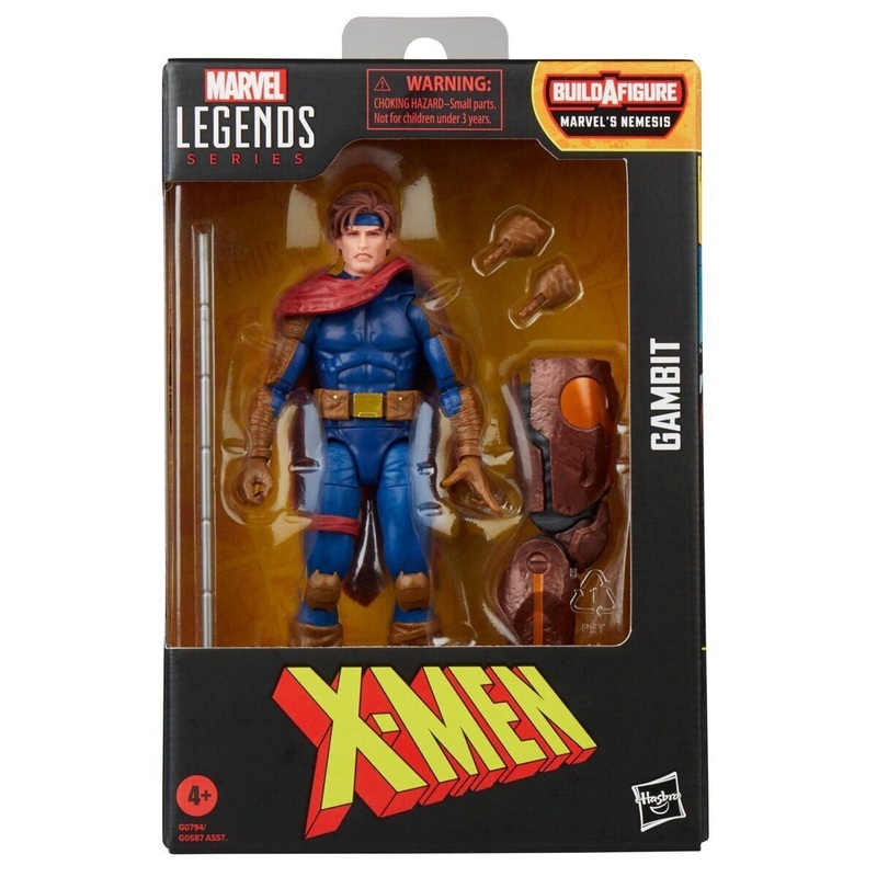Gambit Marvel Legends Series X-Men - 6" Build A Figure Marvel's Nemesis by Hasbro