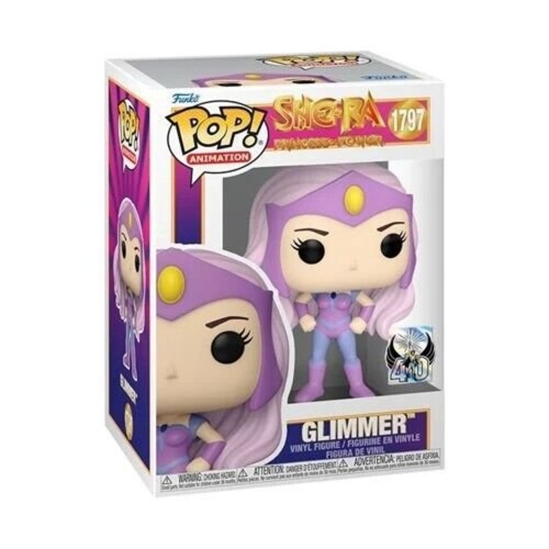 Glimmer Funko Pop! Animation She-Ra: Princess of Power 40th Anniversary - Approx. 3 3/4" Collectible Vinyl Figure #1797 Bundled with Display Box Protector Case