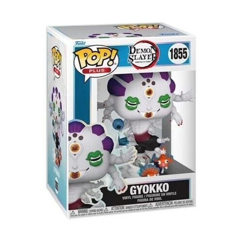 Gyokko Funko Pop! Plus Demon Slayer - Approx. 4 1/2" Collectible Vinyl Figure #1855 # Bundled with Display Box Protector Case