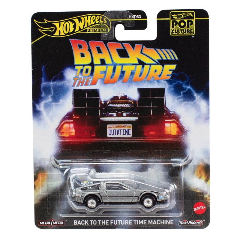 Hot Wheels Pop Culture 2025 Back To The Future DeLorean DMC12 Collectible Toy Car Vehicle