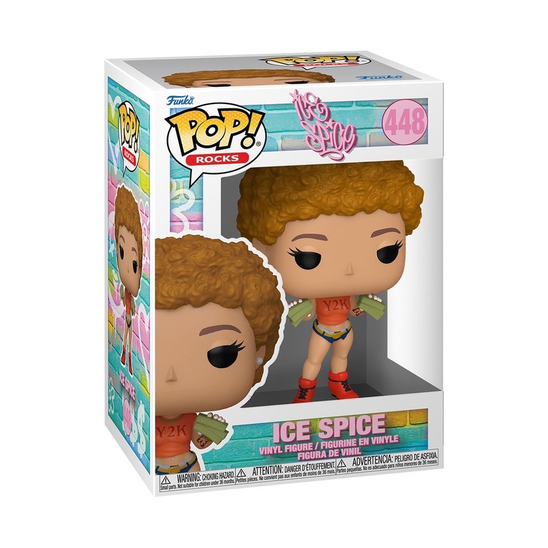 Ice Spice Funko Pop! Rocks - Approx. 3 3/4" Collectible Vinyl Figure #448 with Display Box Protector Case