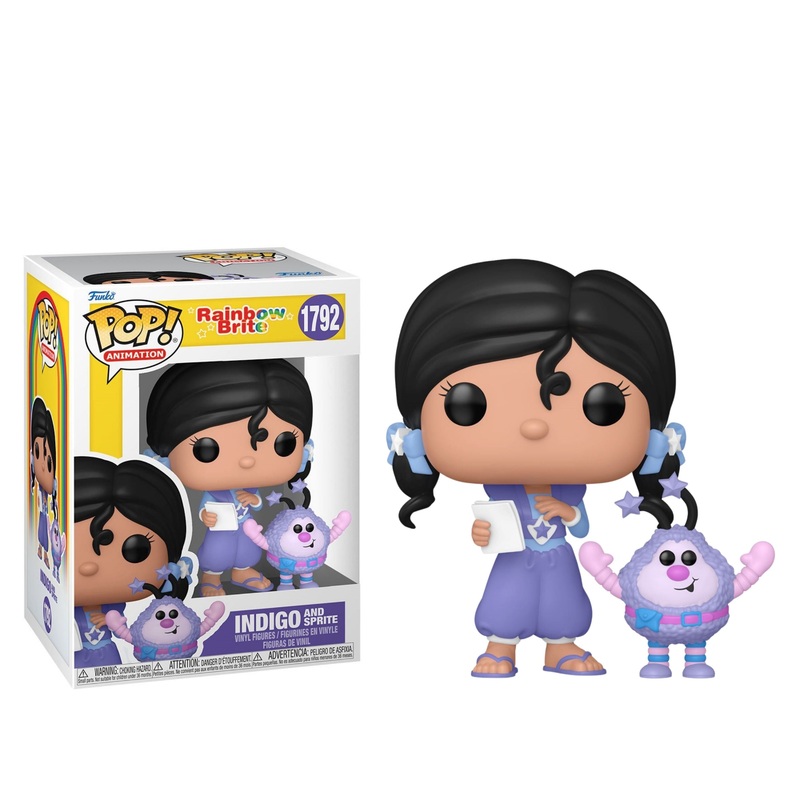 Indigo and Sprite Funko Pop! Animation Rainbow Brite - Approx. 3 3/4" Collectible Vinyl Figure #1792 Bundled with Display Box Protector Case