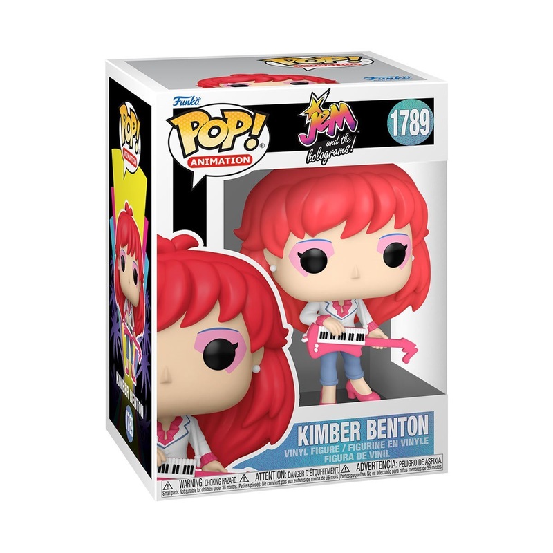 Kimber Benton Funko Pop! Animation Jem and the Holograms - Approx. 3 3/4" Collectible Vinyl Figure #1789 with Display Box Protector Case