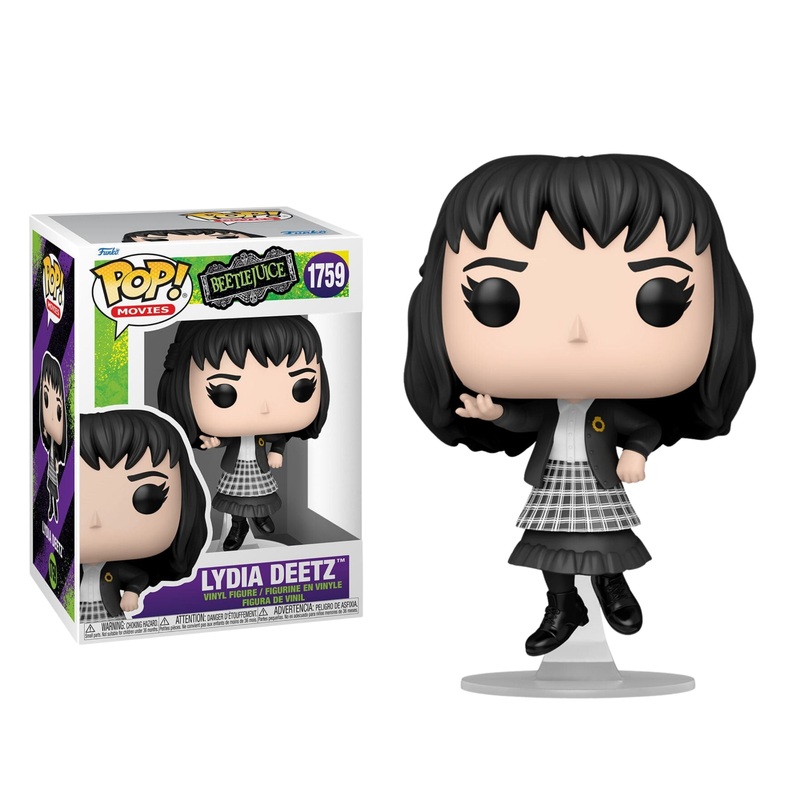 Lydia Deetz (Flying) Funko Pop! Movies Beetlejuice - Approx. 4" Collectible Vinyl Figure #1759 with Display Box Protector Case