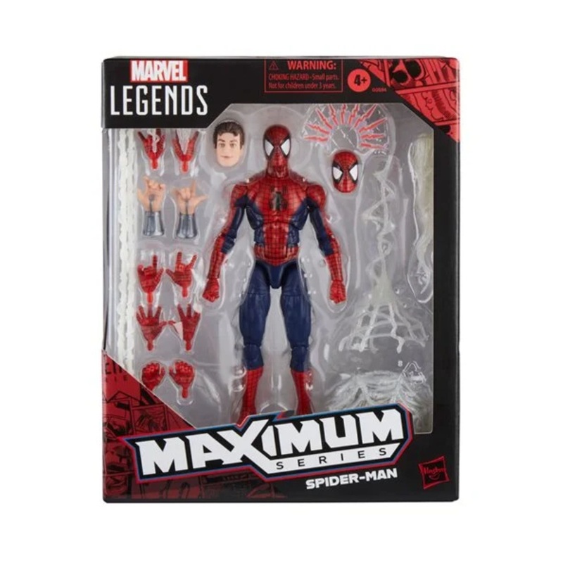 Marvel Legends Maximum Series Spider-Man - Collectible 6 Inch Action Figure by Hasbro