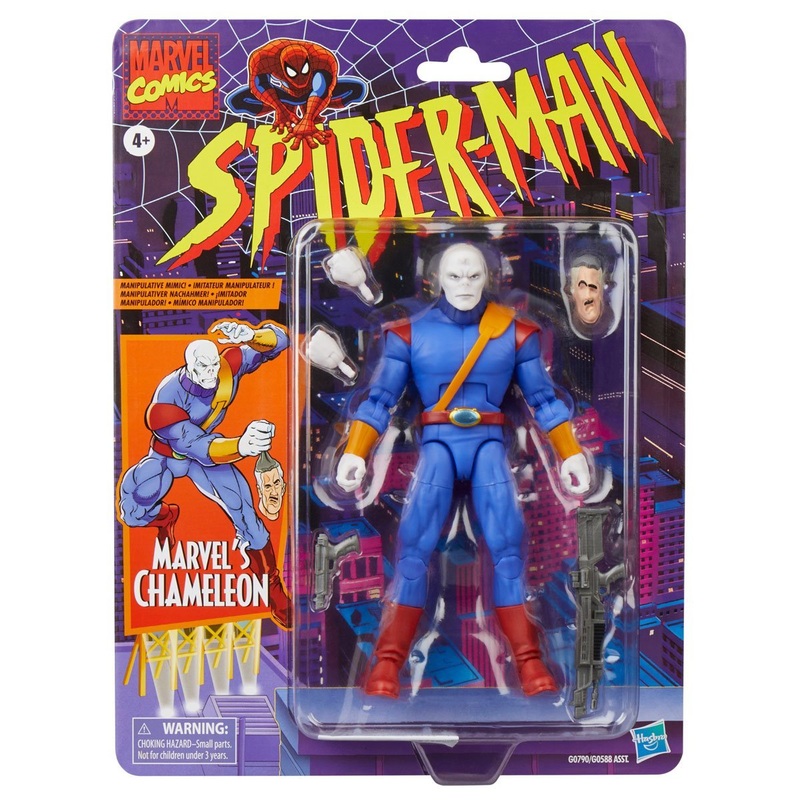 Marvel's Chameleon Marvel Legends Comics Spider-Man - Collectible 6 Inch Action Figure by Hasbro