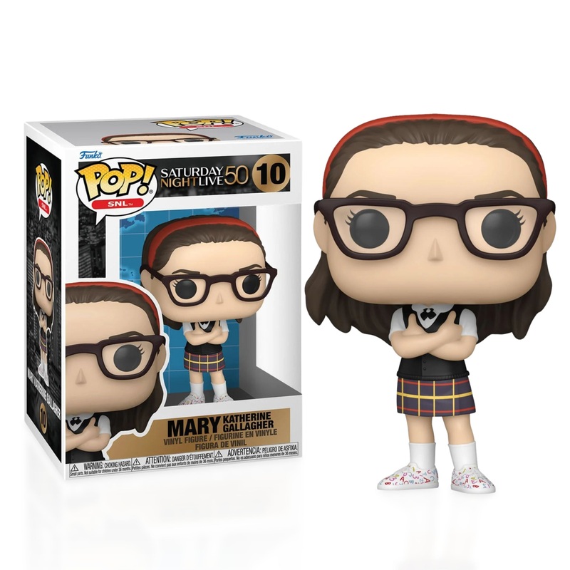 Mary Katherine Gallagher Superstar Funko Pop! SNL Saturday Night Live 50th Anniversary - Approx. 4" Collectible Vinyl Figure #10 Bundled with Display Box Protector Case