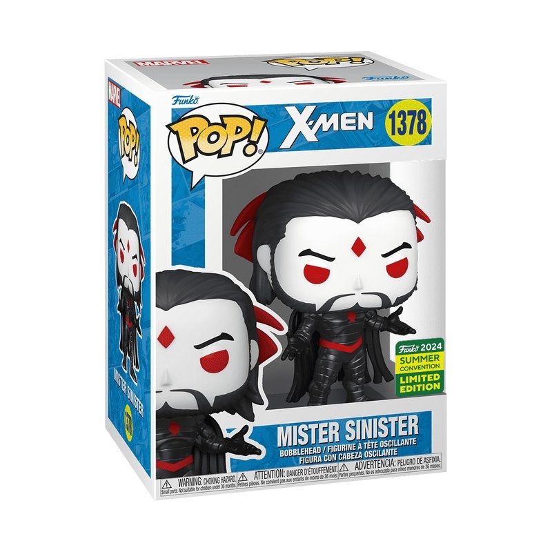 Mister Sinister Funko Pop! X-Men - 2024 Summer Convention Limited Edition - Approx. 3.9" Exclusive Collectible Vinyl Figure #1378 Bundled with Display Box Protector Case