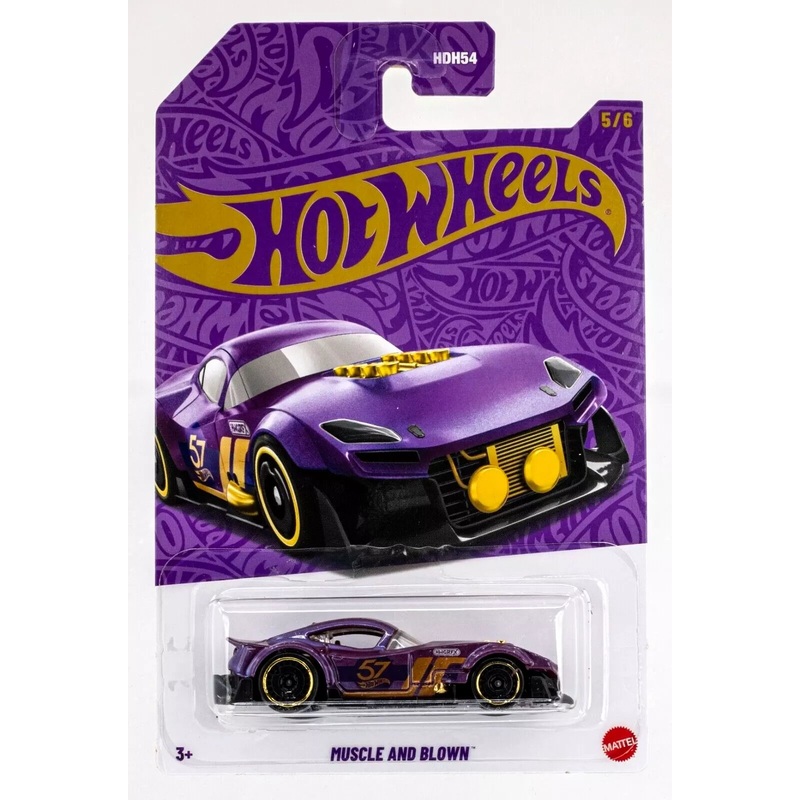 Muscle and Blown 5/6 Hot Wheels Pearl and Chrome Vehicle 2025 Mix 1 - 1:64 Scale Die-Cast Collectible Toy Car