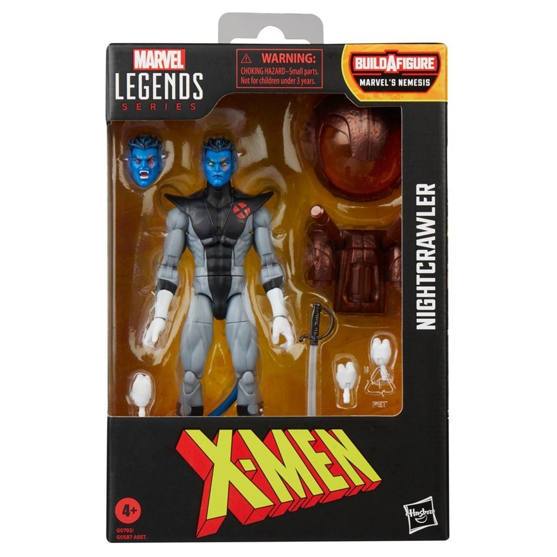 Nightcrawler Marvel Legends Series X-Men - 6" Build A Figure Marvel's Nemesis by Hasbro