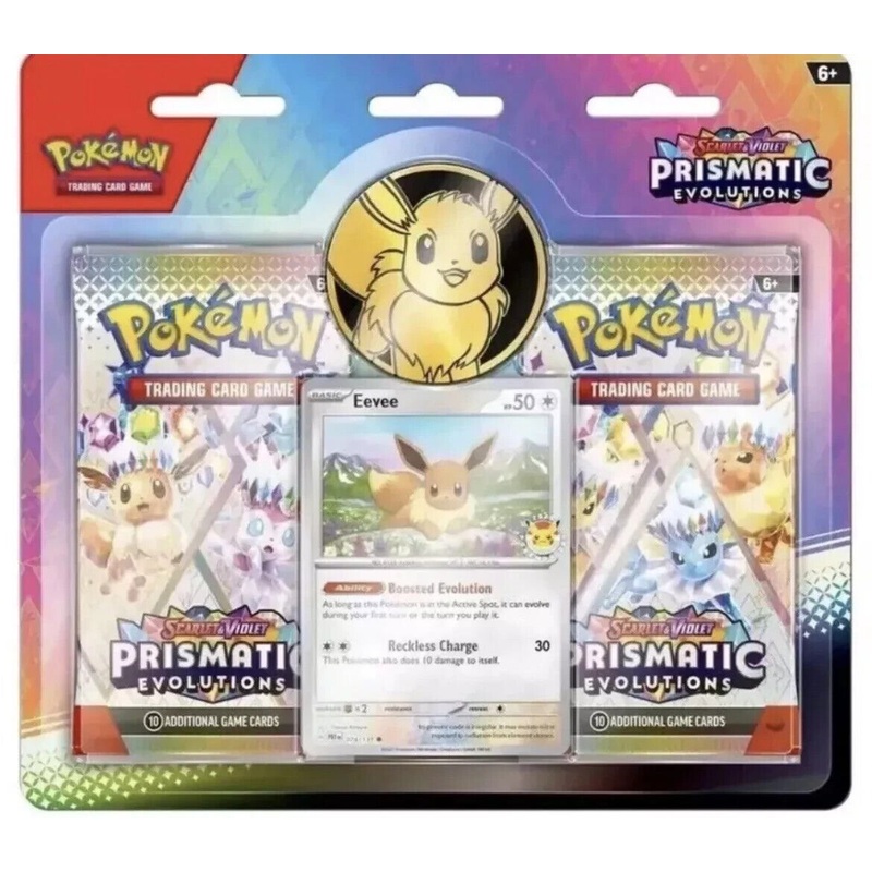 Pokemon Scarlet & Violet Prismatic Evolutions: 2-Booster Blister Pack