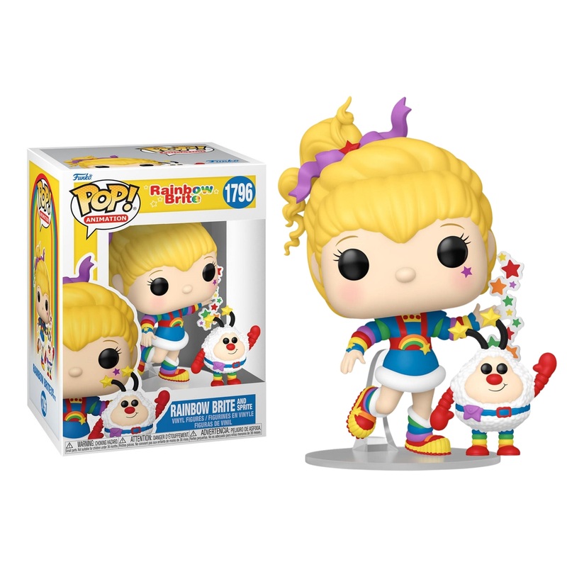 Rainbow Brite and Sprite Funko Pop! Animation - Approx. 3 3/4" Collectible Vinyl Figure and Buddy #1796 with Display Box Protector Case