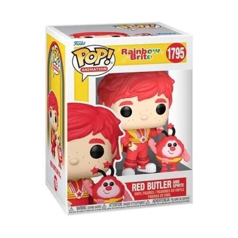 Red Butler and Sprite Funko Pop! Animation Rainbow Brite - Approx. 3 3/4" Collectible Vinyl Figure #1795 Bundled with Display Box Protector Case