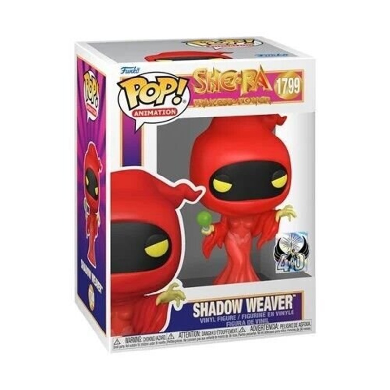 Shadow Weaver Funko Pop! Animation She-Ra: Princess of Power 40th Anniversary - Approx. 4" Collectible Vinyl Figure #1799 Bundled with Display Box Protector Case
