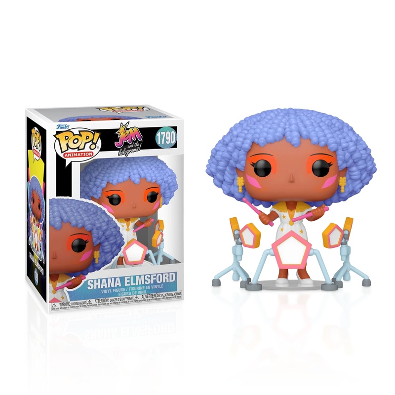 Shana Elmsford Funko Pop! Animation Jem and the Holograms - Approx. 3 3/4" Collectible Vinyl Figure #1790 with Display Box Protector Case