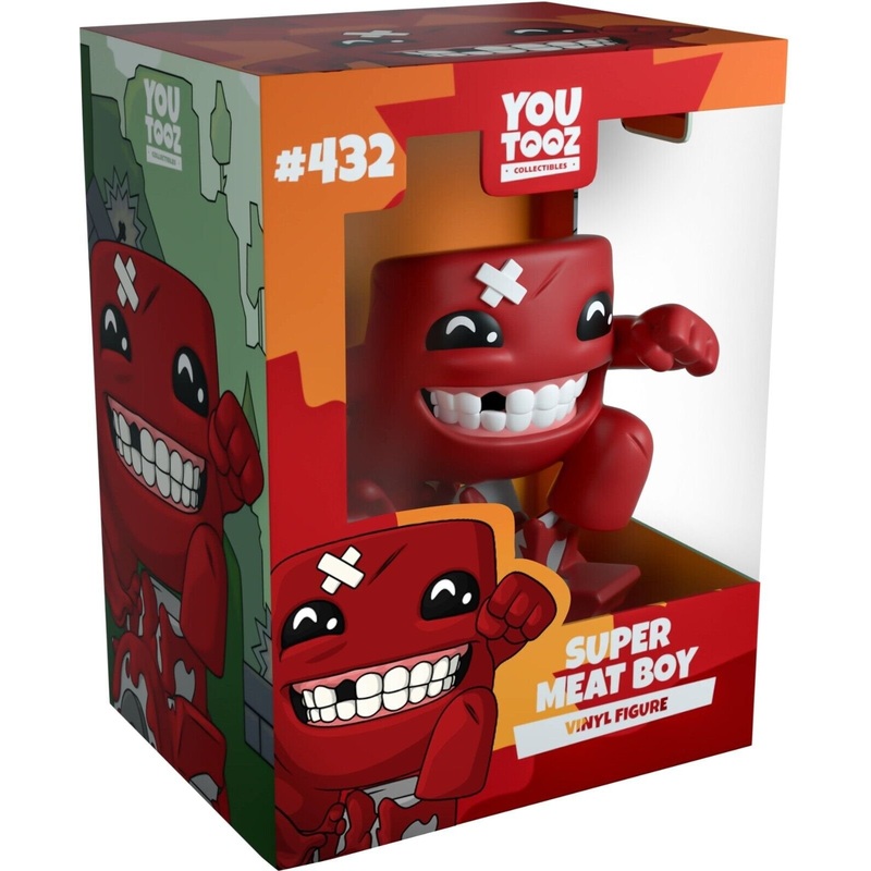 Super Meat Boy Youtooz Gaming Collection - 4" Collectible Vinyl Figure #432 in Window Display Box