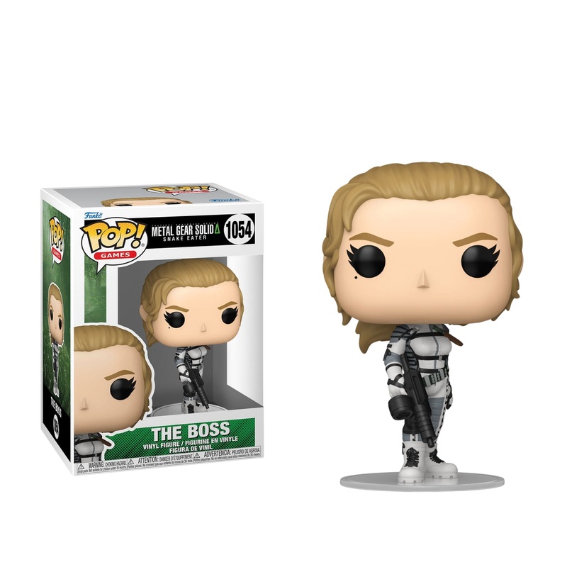 The Boss Funko Pop! Games Metal Gear Solid Delta: Snake Eater - Approx. 4" Collectible Vinyl Figure #1054 Bundled with Display Box Protector Case