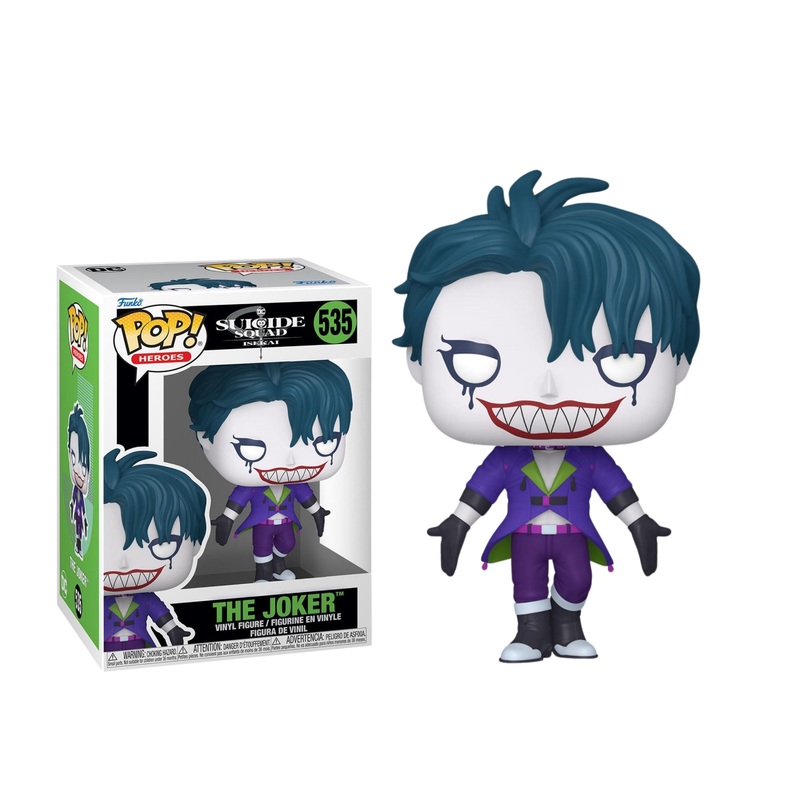 The Joker Funko Pop! Heroes DC Suicide Squad Isekai - Approx. 4 1/2" Collectible Vinyl Figure #535 with Display Box Protector Case