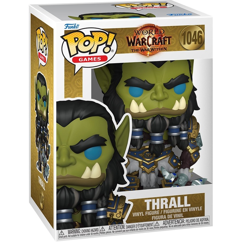 Thrall Funko Pop! Games World of Warcraft: The War Within - Approx. 3 3/4" Collectible Vinyl Figure #1046 with Display Box Protector Case