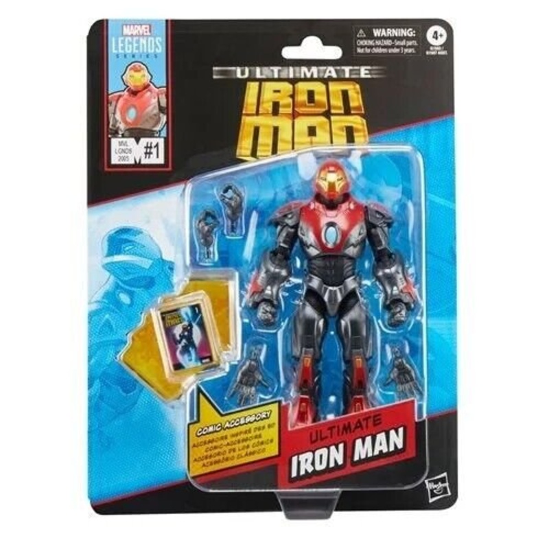 Ultimate Iron Man Marvel Legends Series Comics-Inspired 6-Inch Action Figure