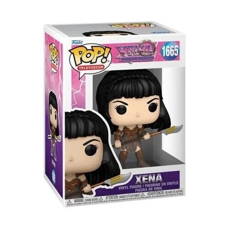 Xena with Spear Funko Pop! Television Xena Warrior Princess - Approx. 4" Collectible Vinyl Figure #1665 with Display Box Protector Case