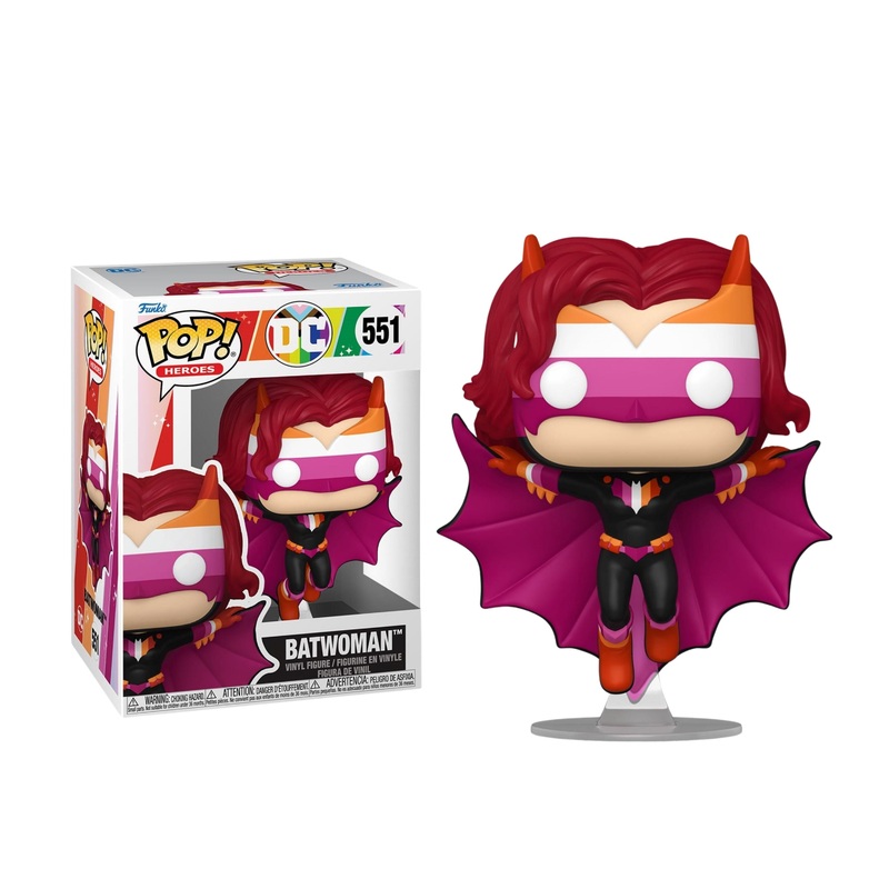 Batwoman Funko Pop! DC Comics Pride 2025 - Approx. 4 1/2" Collectible Vinyl Figure #551 Bundled with Display Box Protector Case