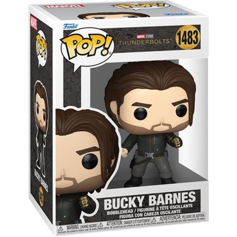 Bucky Barnes Funko Pop! Marvel Studios Thunderbolts - Approx. 3 3/4" Collectible Vinyl Figure #1483 Bundled with Display Box Protector Case